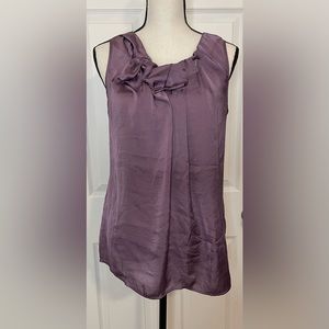 Violet & Claire Sleeveless Top Blouse Shirt Heather/Dusty Purple Medium